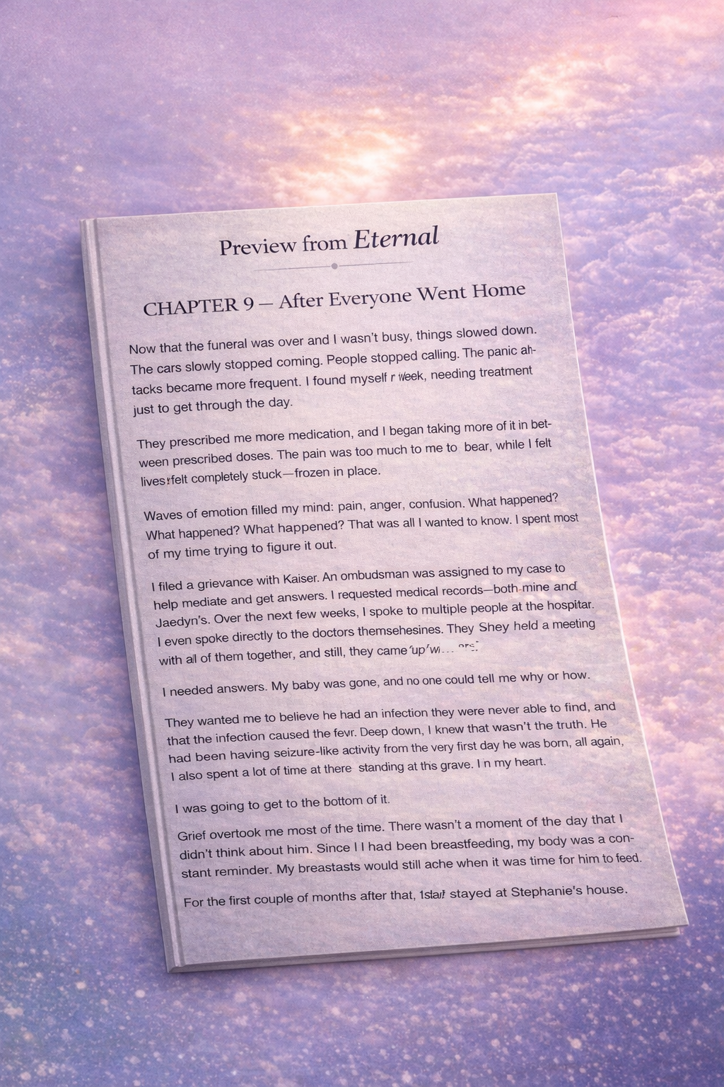 Eternal: A Mother's Journey After Loss (Delayed)